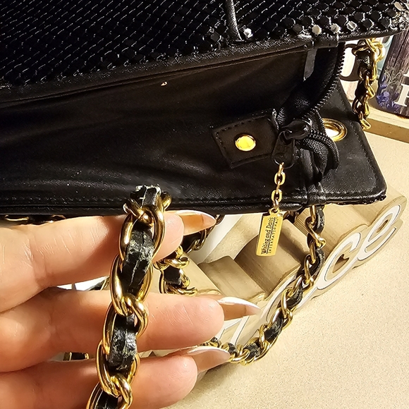 🖤 Whiting & Davis Shoulder Bag & PomPom - Picture 15 of 16